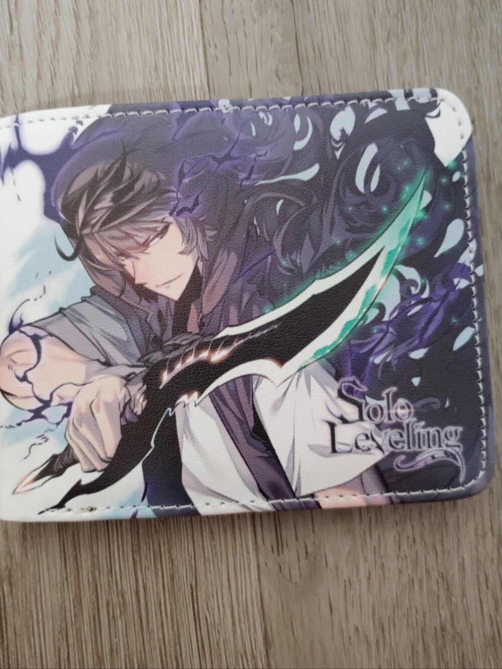 new Solo leveling anime manga leather wallet